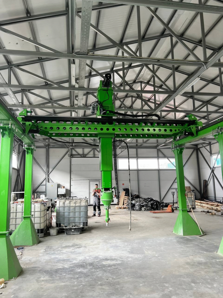 Telescopic Concrete Print Head for AC3D Concrete Printer 1 Off-Site Concrete 3D Printer